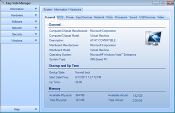 Easy Vista Manager screenshot