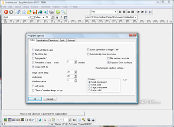 Easy Web Editor website creator screenshot 2