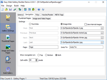 Easy Web Gallery Builder screenshot 3