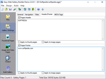Easy Web Gallery Builder screenshot 5