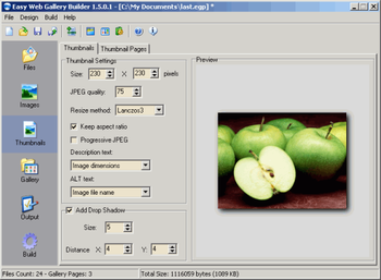 Easy Web Gallery Builder screenshot 2