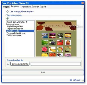 Easy Web Gallery Maker screenshot