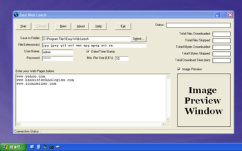Easy Web Leech screenshot 2