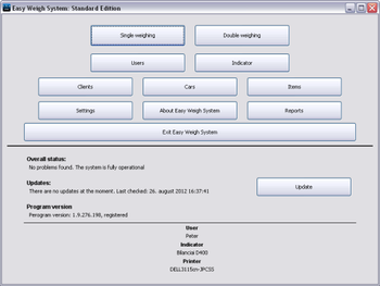 Easy Weigh System Standard Edition screenshot 2
