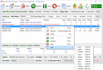 Easy Work Time Calculator screenshot 2