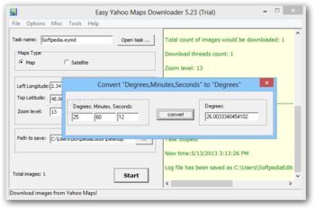 Easy Yahoo Maps Downloader screenshot 2