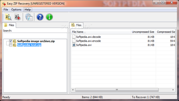 Easy ZIP Recovery screenshot