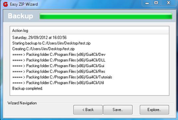 Easy Zip Wizard screenshot 4