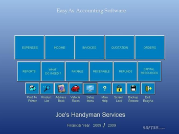 EasyAs Accounting Software screenshot 2