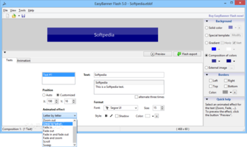 EasyBanner Flash screenshot