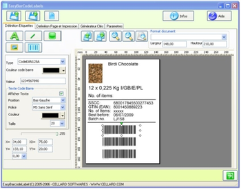EasyBarcodeLabel screenshot