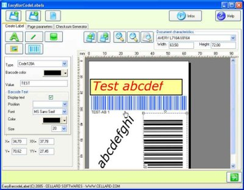 EasyBarcodelabel screenshot 2