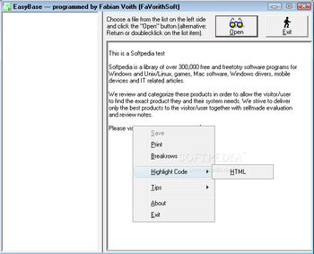 EasyBase screenshot