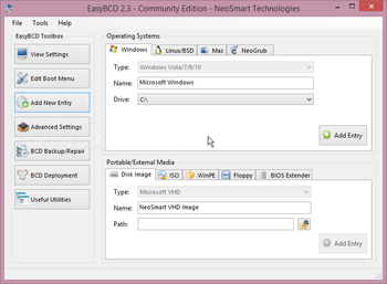 EasyBCD screenshot 3