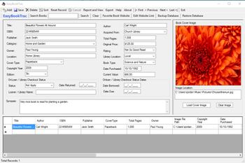 EasyBookTrac screenshot