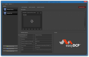 easyDCP Creator screenshot