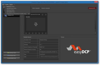 easyDCP Creator screenshot 2