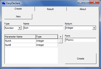 EasyDeclare screenshot