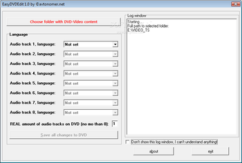 EasyDVDEdit screenshot
