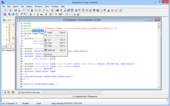 EasyHtml screenshot