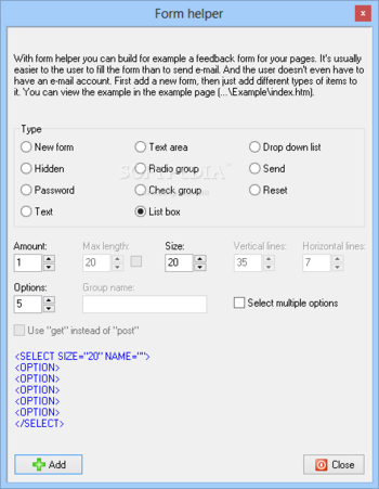 EasyHtml screenshot 23