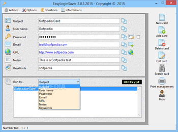 EasyLoginSaver screenshot