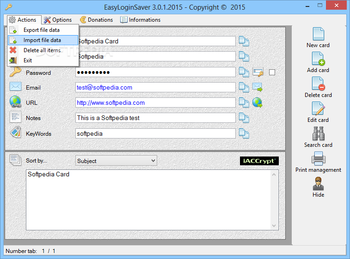 EasyLoginSaver screenshot 2