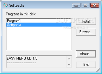 EasyMenuCD screenshot 2