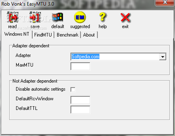 EasyMTU screenshot