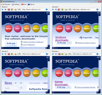 EasyMultiBrowser screenshot