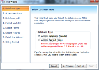 EasyNavigate for Access screenshot 2