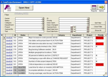 EasyProjectDatabase Access Database screenshot 8