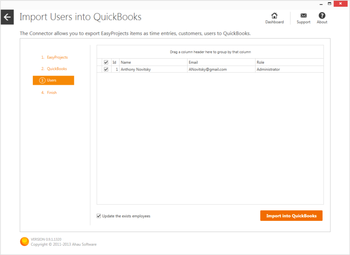 EasyProjects To QuickBooks Connector screenshot 6