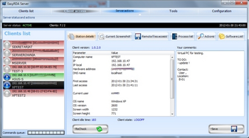 EasyRDA Remote Desktop Administrator screenshot