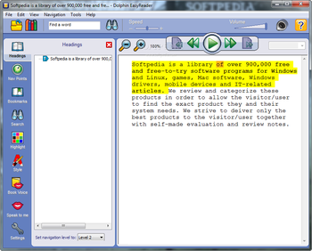 EasyReader screenshot