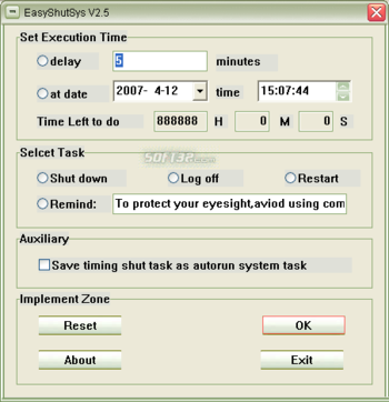 EasyShutSys screenshot 3