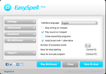 Easyspell screenshot 2