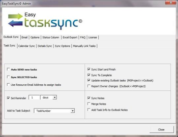 EasyTaskSync screenshot