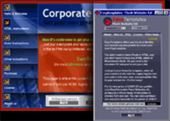 Easytemplates Flash Website Templates screenshot 2