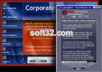 Easytemplates Flash Website Templates screenshot 3