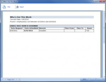 EasyTimeOff screenshot
