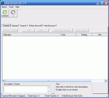 EasyTorrent screenshot