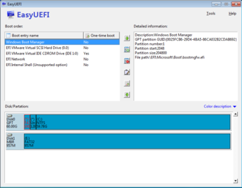 EasyUEFI screenshot
