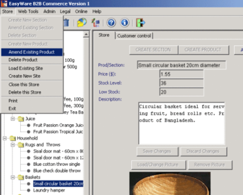EasyWare B2B Commerce screenshot