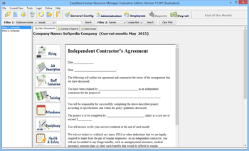 EasyWare Human Resource Manager screenshot 7