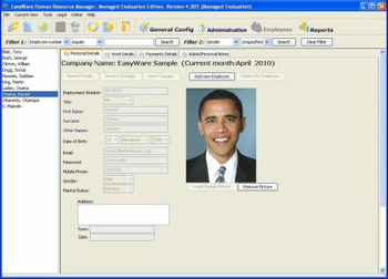 EasyWare Human Resources Lite screenshot