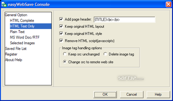 easyWebSave screenshot 3