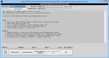 EazyAUTO4 Excel to Tally.ERP9 Data Converter screenshot 2