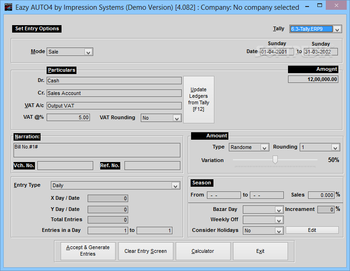 EazyAUTO4 Excel to Tally.ERP9 Data Converter screenshot 4