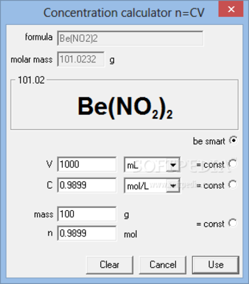 EBAS - Equation Balancing and Stoichiometry calculator screenshot 5